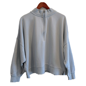 Able light blue Half Zip Pullover Sweater, size 2X